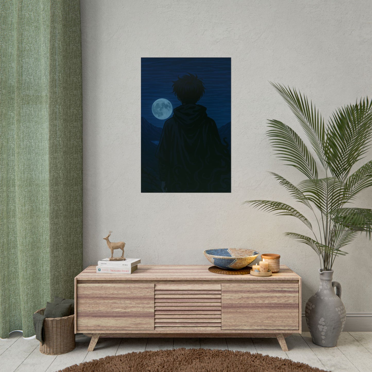 Shadow Lake Moon Poster
