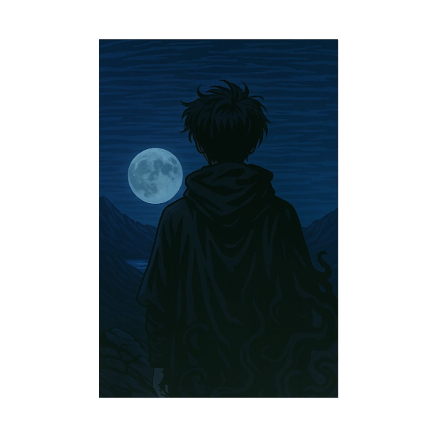 Shadow Lake Moon Poster