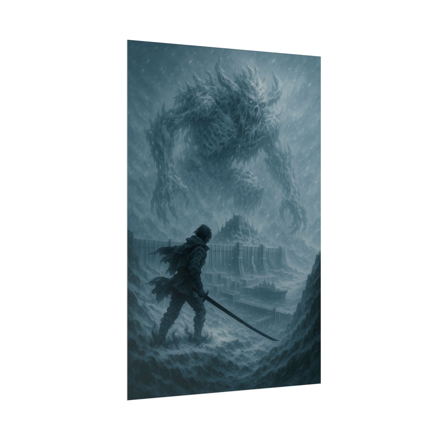 Shadow Vs. Winter Beast Poster